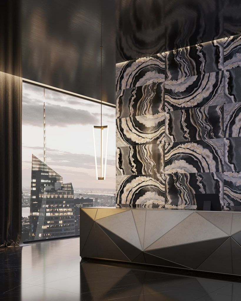 precious stone agata black dec 60x120 2p