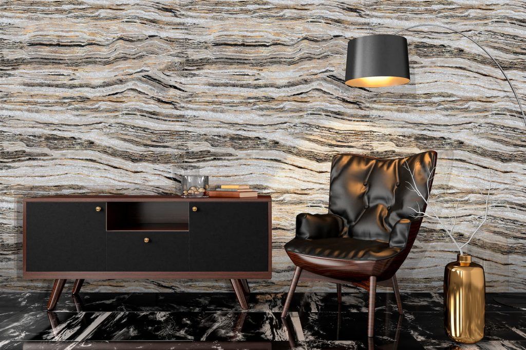 travertine lux black dec 60x120